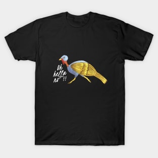 Funny Runaway Golden Turkey T-Shirt